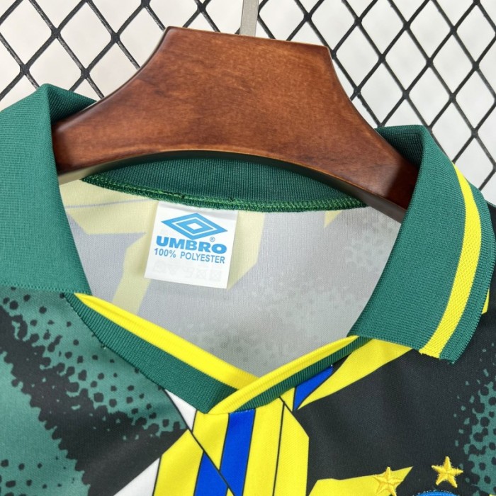 1994 Retro Brazil Goalkeeper Long Sleeve Jersey