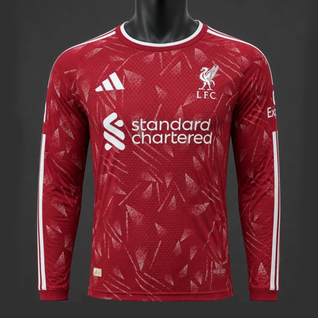 Player Version 26/27 Liverpool Red Long Sleeve Home Jersey