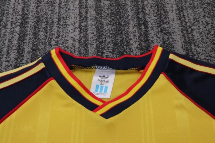 Retro 88/90 Arsenal Yellow Away Jersey