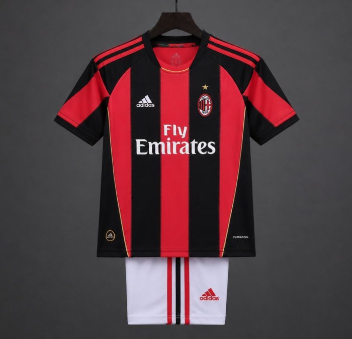 Retro 11/12 Kids AC Milan Home Jersey