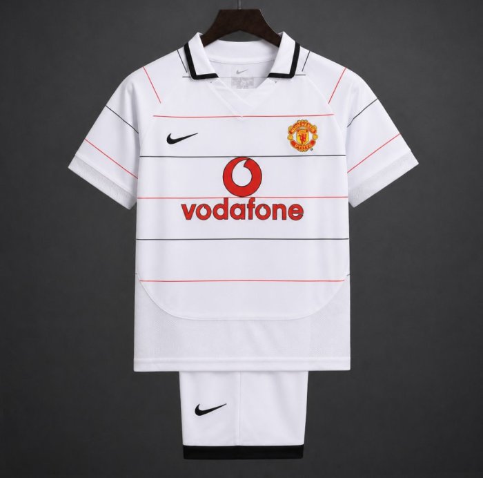 Retro Kids 03/05 Manchester United Away Jersey
