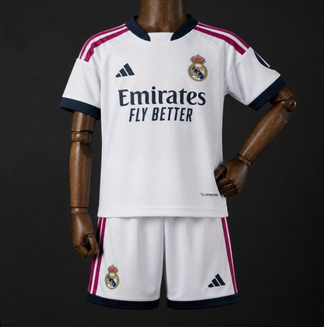 26/27 Kids Real Madrid Home Jersey