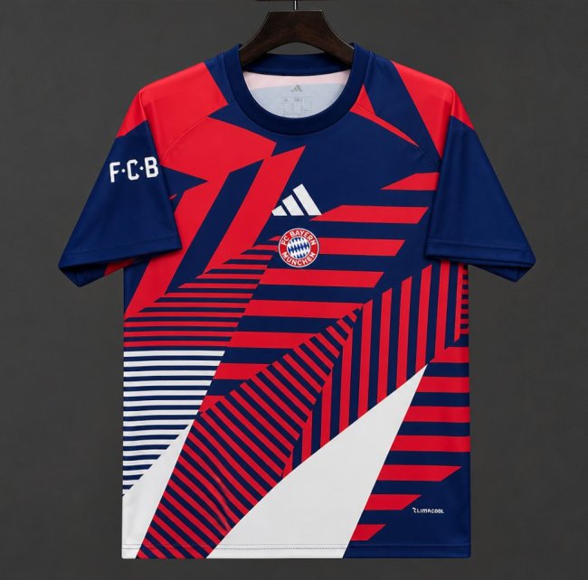 26/27 Bayern Munich Navy/Red/White Pre-match Jersey