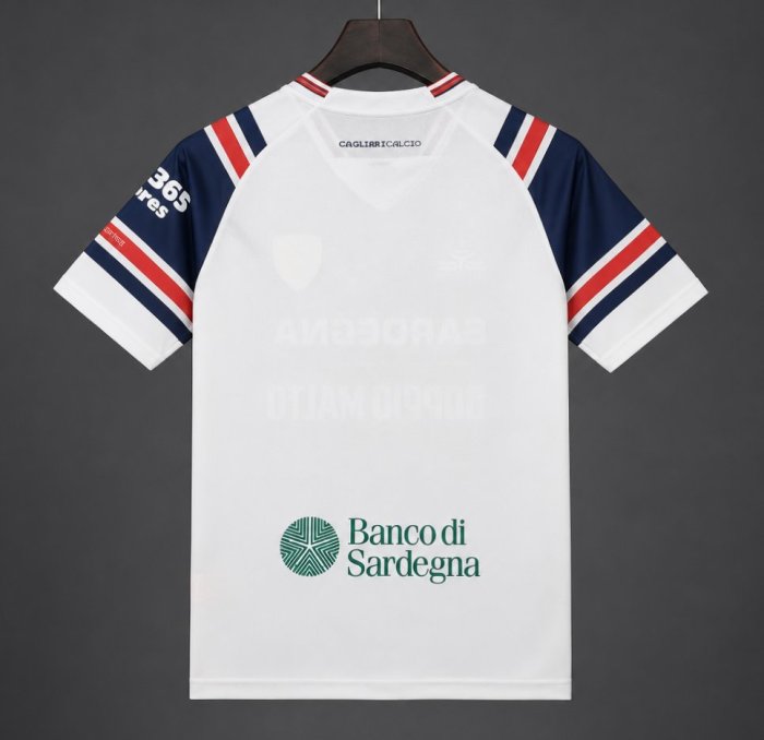 26/27 Cagliari Calcio Away White Jersey