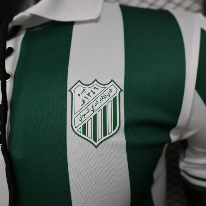 Player Version  26/27 Al Ittihad  Green & White Stripe Special Edition Jersey