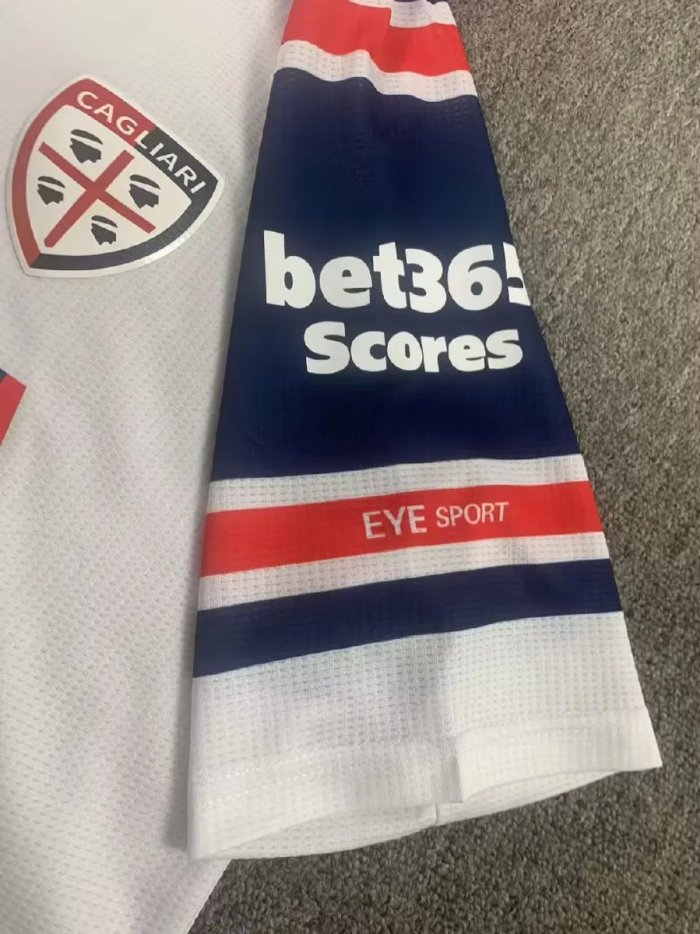 26/27 Cagliari Calcio Away White Jersey