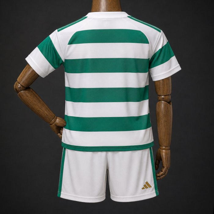 26/27 Kids Celtic Home Jersey -No Sponsors