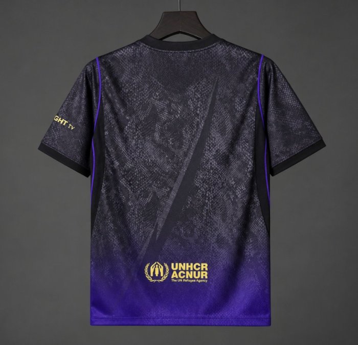 26/27 Barcelona Away  Purple Mamba  Purple Black Jersey