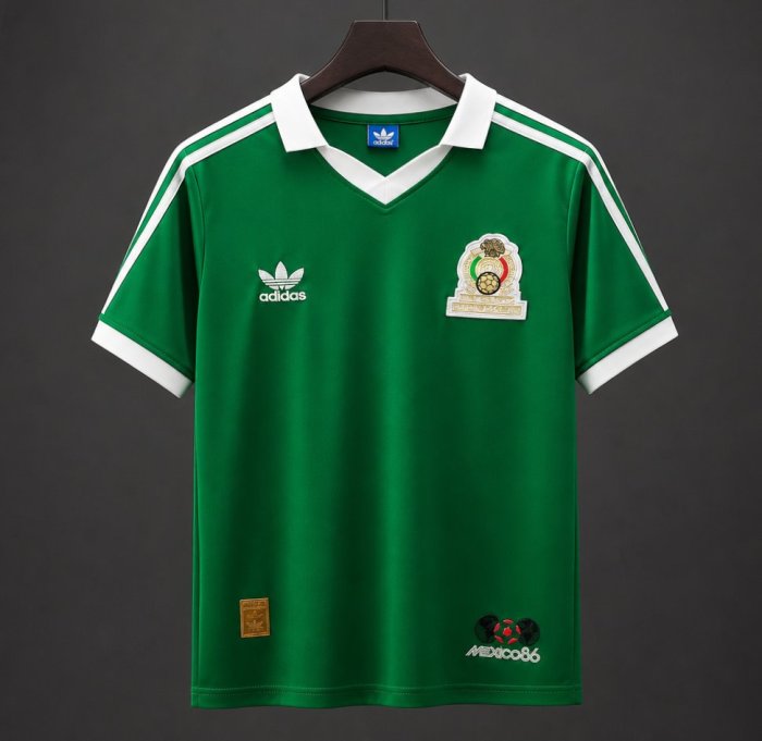 Retro 1986 Mexico Home Jersey