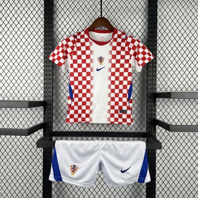 2026 Kids Croatia World Cup Home Kit