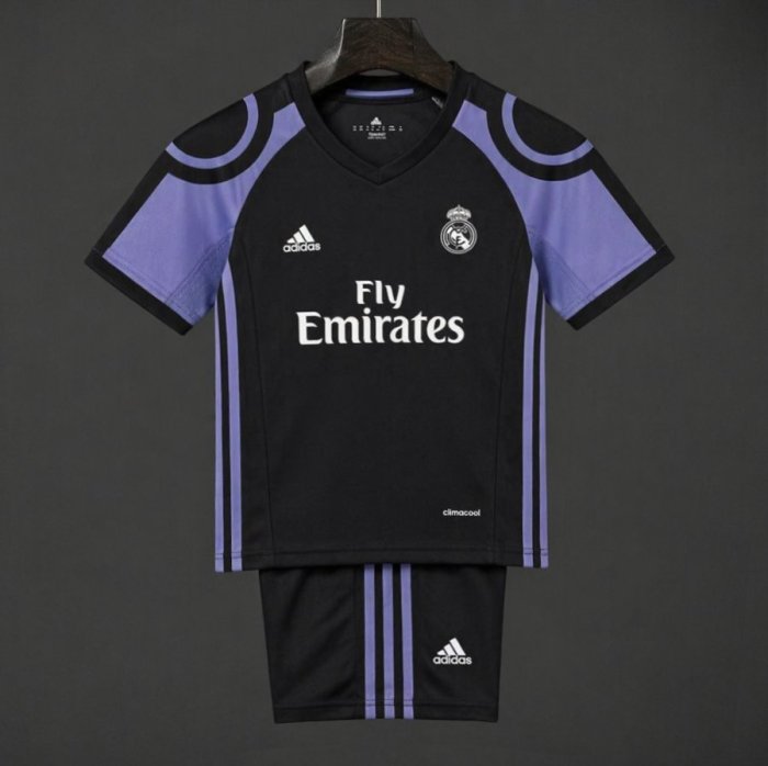 Retro Kids 16/17 Real Madrid Third Jersey