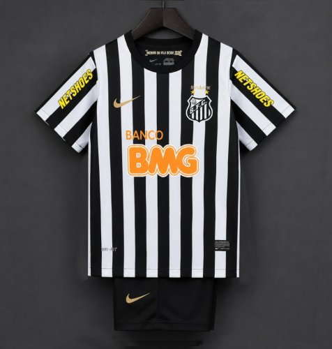 Retro Kids 2013 Santos Away Jersey