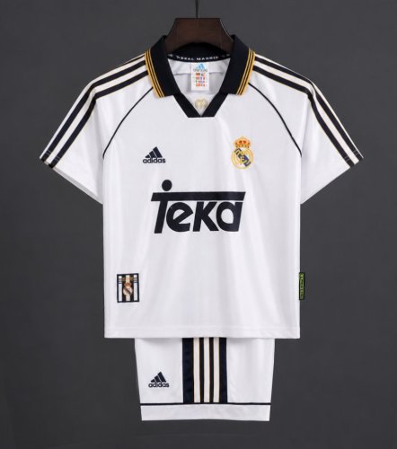 Retro Kids 98/00 Real Madrid Home Jersey