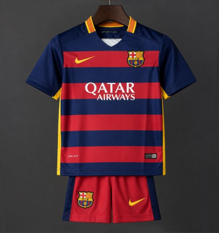 Retro Kids 15/16 FC Barcelona Home Jersey