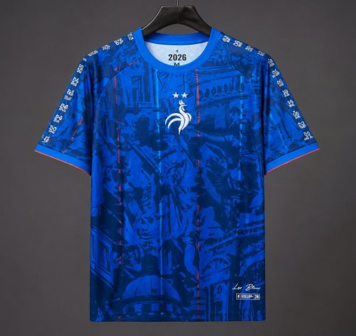 2026 France 'Les Bleus' Heritage Football Blue Jersey