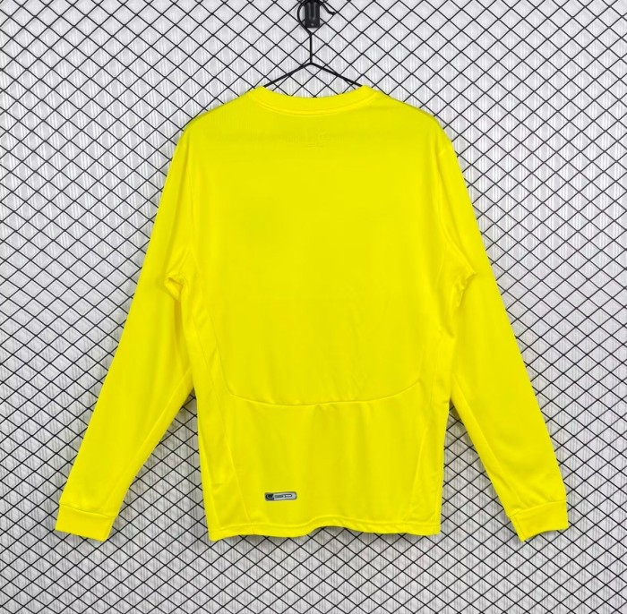 Retro 08/09 Villarreal CF Home Long Sleeve Jersey