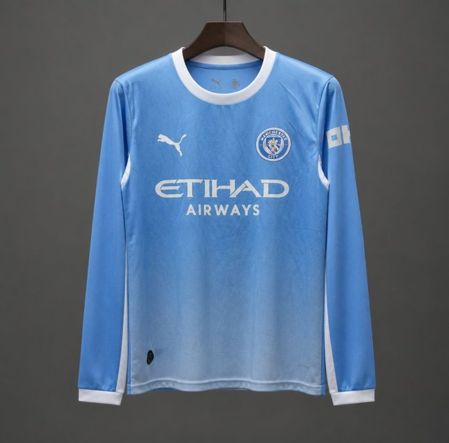 26/27 Manchester City Home Long Sleeve Jersey