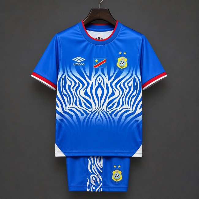 26/27 Kids Kits  DR Congo  Home  Jersey