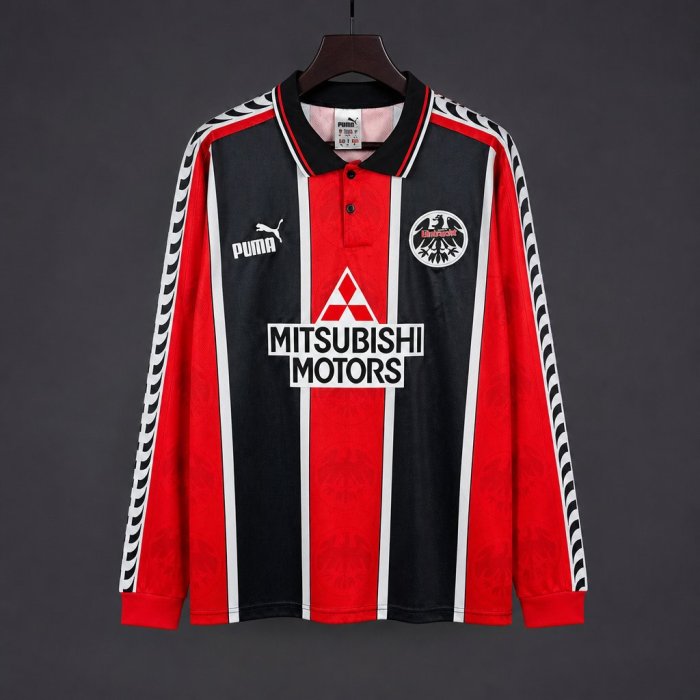 Retro 95/96 Eintracht Frankfurt Home Long Sleeve Jersey