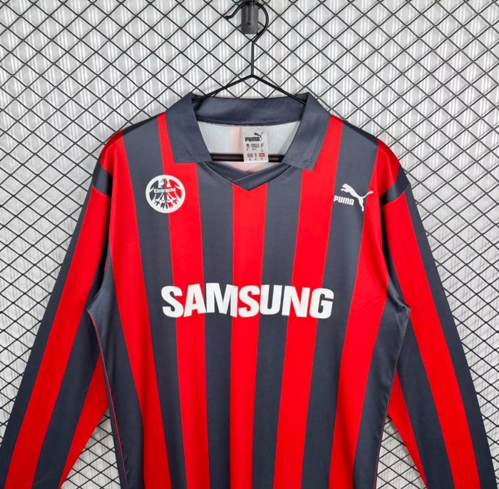 Retro 92/93 Eintracht Frankfurt Home Long Sleeve Jersey