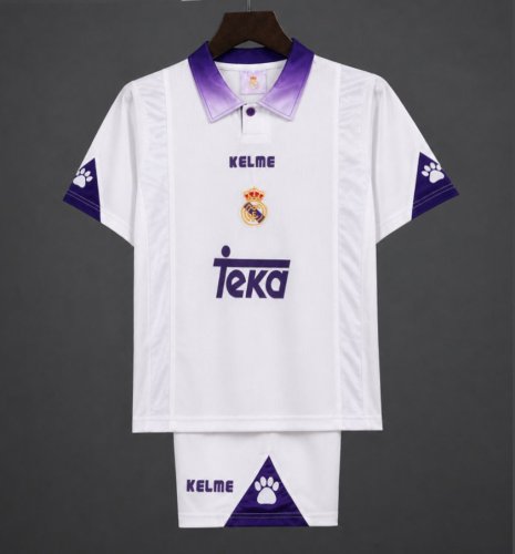 Retro Kids 97/98 Real Madrid Home Jersey