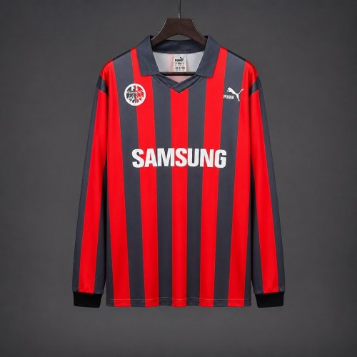 Retro 92/93 Eintracht Frankfurt Home Long Sleeve Jersey