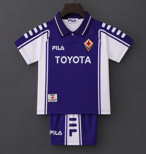 Retro Kids 99/00 Fiorentina Home Jersey