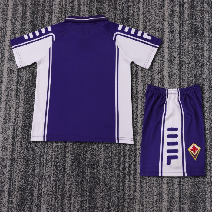 Retro Kids 99/00 Fiorentina Home Jersey