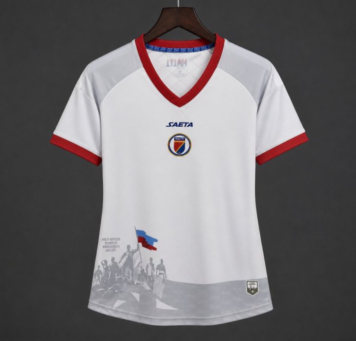 2026 Women Haiti Away White Jersey