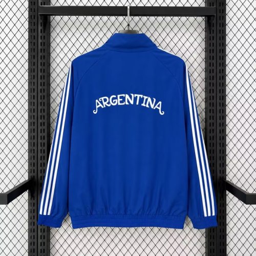2026 Argentina BLue Full Zipper Windbreaker