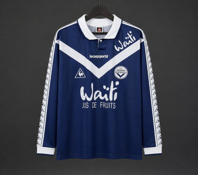 Retro 96/97 Girondins de Bordeaux Home Long Sleeve Jersey