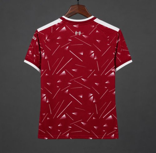 26/27 Womens Liverpool Red with Triangle Pattern Home Jersey