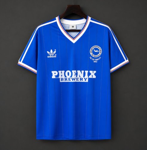 Retro 83/84 Brighton Hove Albion Home Jersey
