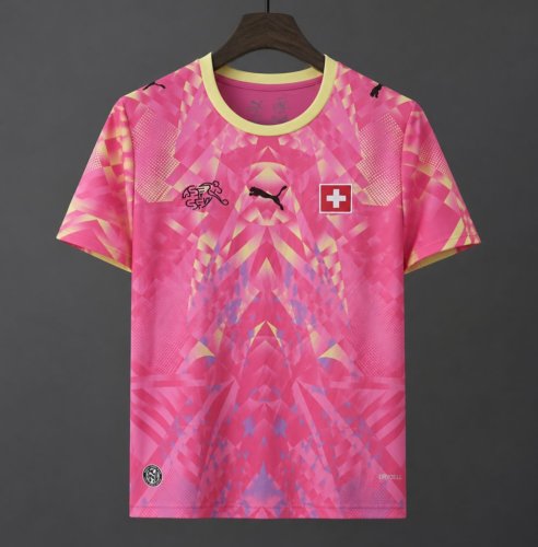2026 Switzerland Pink Goalkeeper Jersey