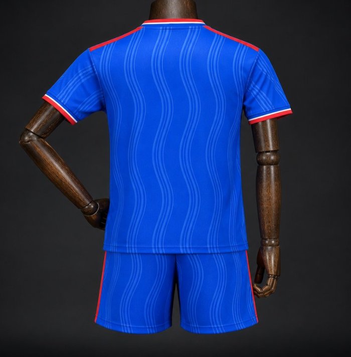 26/27 Kids Manchester United Away Blue Jersey