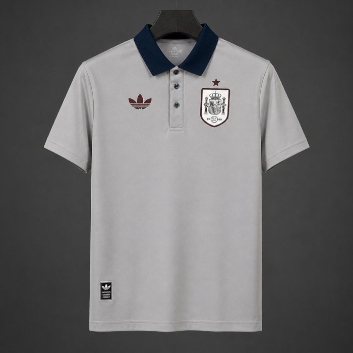 2026 Spain Grey POLO Jersey