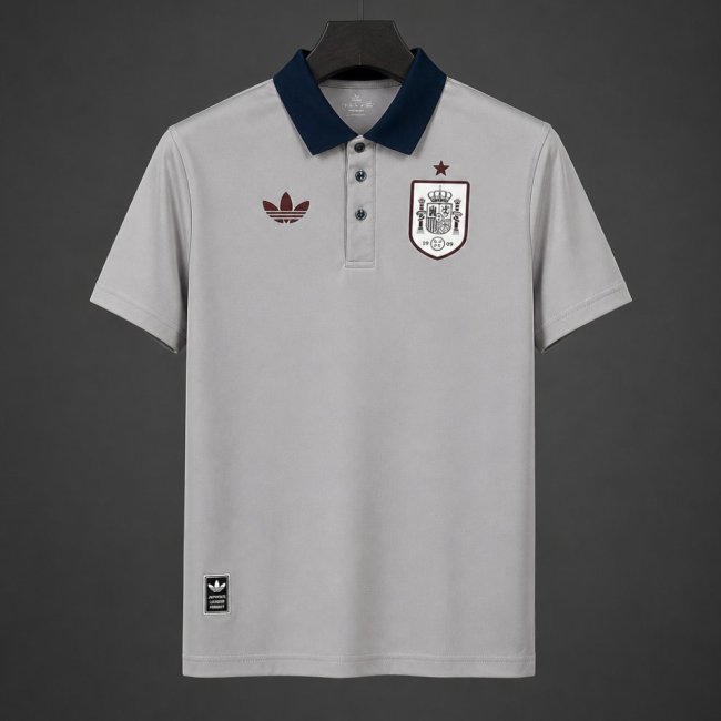 2026 Spain Grey POLO Jersey