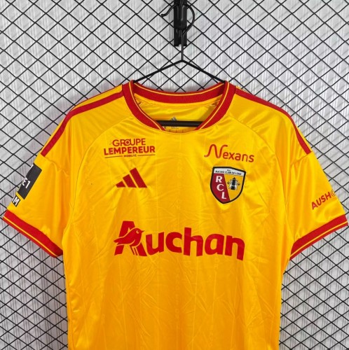 26/27 RC Lens Home Yellow Red Jersey