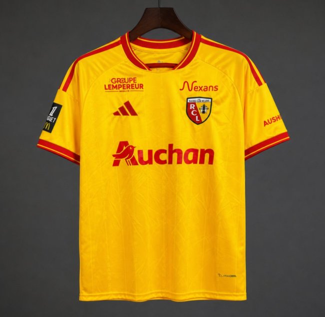 26/27 RC Lens Home Yellow Red Jersey