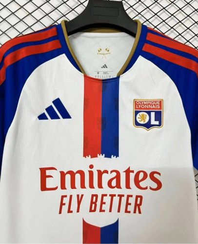 26/27 Olympique Lyonnais Home White Jersey