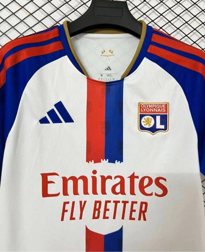 26/27 Olympique Lyonnais Home White Jersey