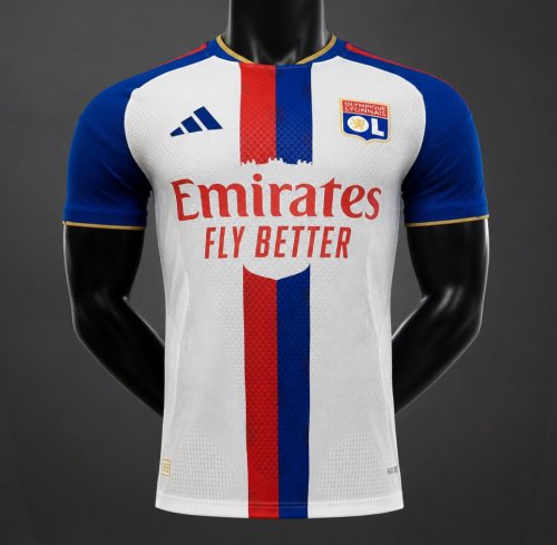 Player Version 26/27 Olympique Lyonnais Home White Jersey