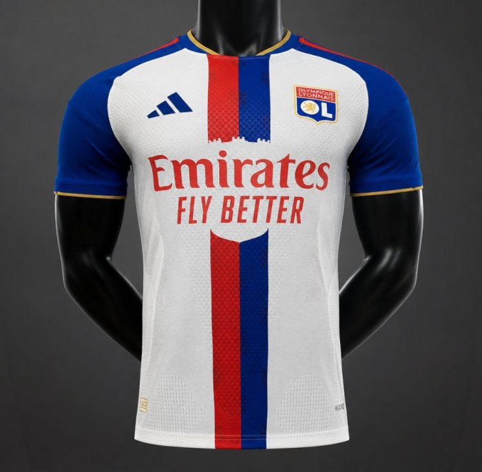 Player Version 26/27 Olympique Lyonnais Home White Jersey
