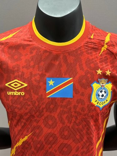 Player Version 2026 Congo Third Red Jersey