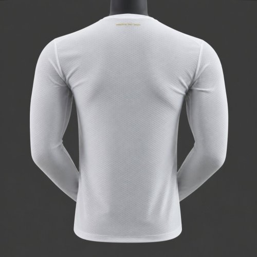 Player Version 26/27 Olympique Marseille Home White Long Sleeve Jersey