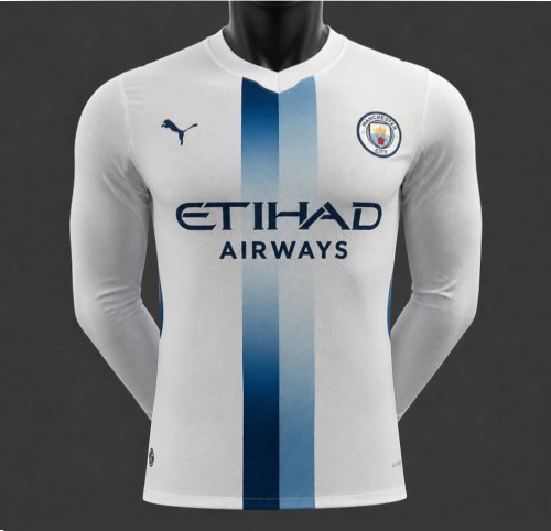 Player Version 26/27 Manchester City Third White Long Sleeve Jersey