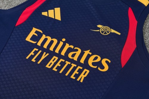 26/27 Arsenal Navy Blue Sleeveless Training Vest +Shorts Set