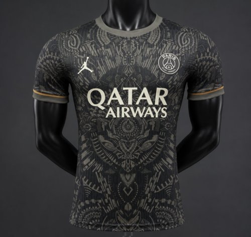 Player Version 26/27 Paris Saint-Germain Black with Tribal Pattern Special Edition Jersey