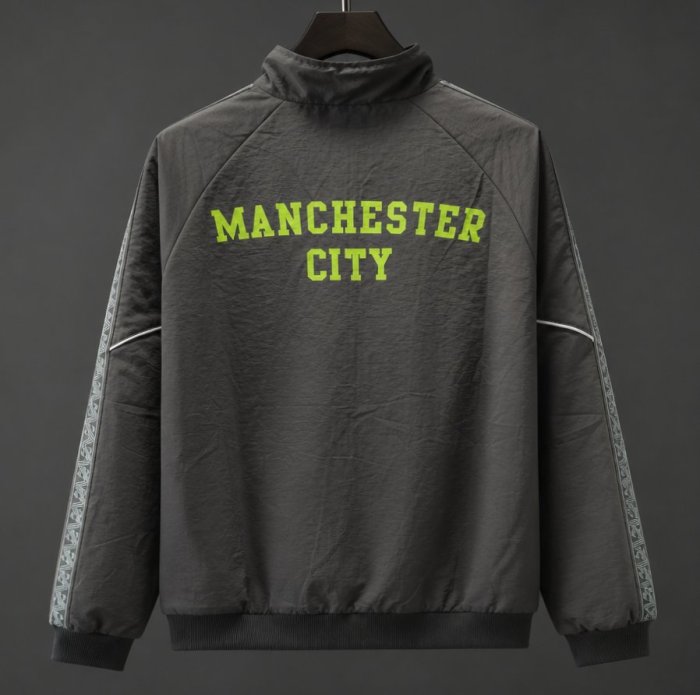 26/27 Manchester City x KING Dark Grey Windbreaker Jacket