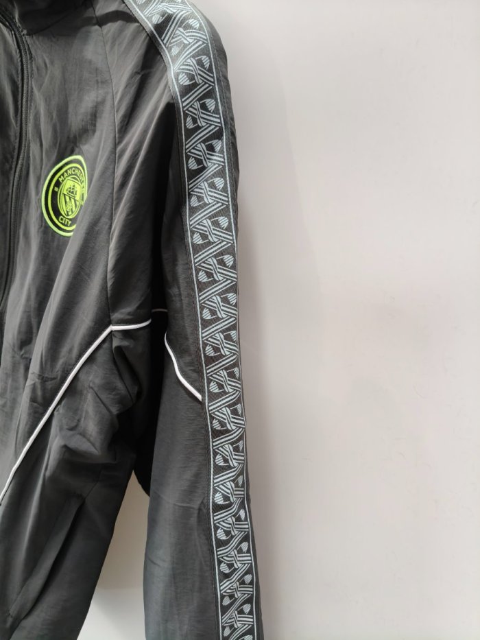 26/27 Manchester City x KING Dark Grey Windbreaker Jacket